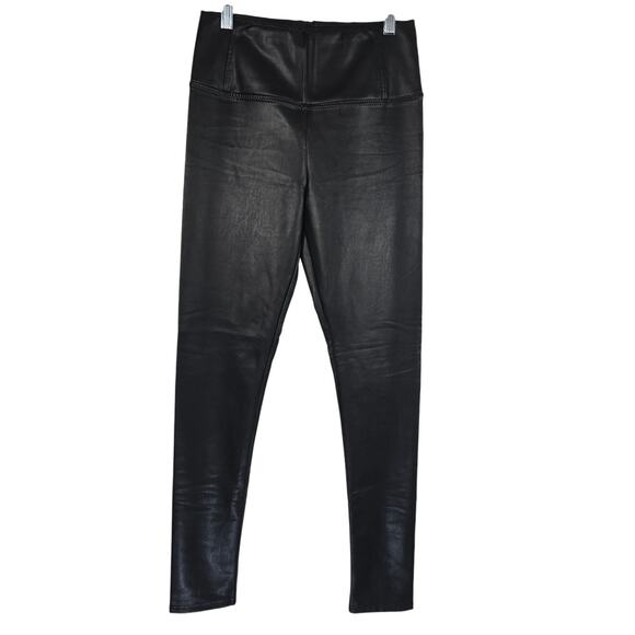 7FAMK Pants - 7 For All Mankind Faux Leather Women's Athletic Leggings Small